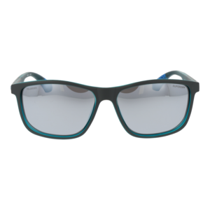 Superdry Sonnenbrille SDS 5014 60108P – Frontansicht mit Kunststoff Rahmen und Grau Gläsern
