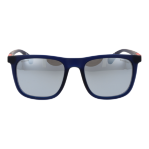 Superdry Sonnenbrille SDS 5016 54106P – Frontansicht mit Kunststoff Rahmen und Grau Gläsern