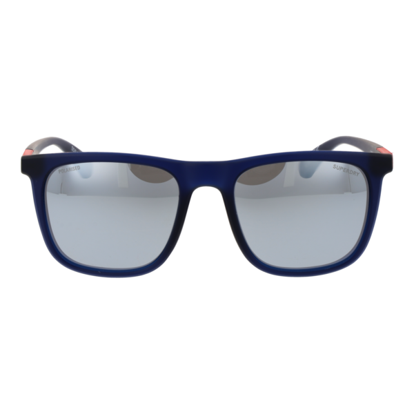 Superdry Sonnenbrille SDS 5016 54106P – Frontansicht mit Kunststoff Rahmen und Grau Gläsern