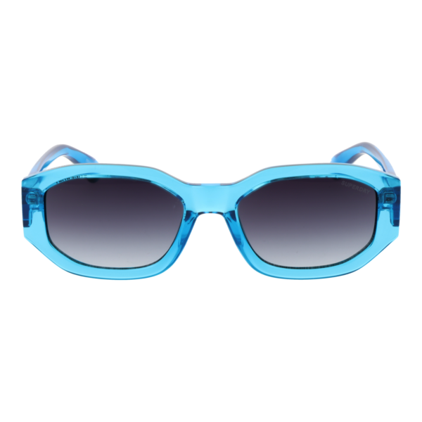 Superdry Sonnenbrille SDS 5020 53105 – Frontansicht mit Kunststoff Rahmen und Grau Gläsern