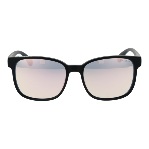 Superdry Sonnenbrille SDS 5026 55104 – Frontansicht mit Kunststoff Rahmen und Blau Gläsern