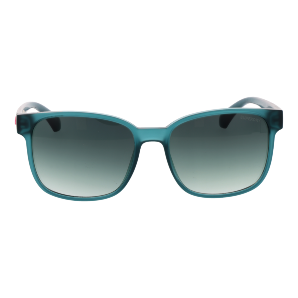 Superdry Sonnenbrille SDS 5026 55107 – Frontansicht mit Kunststoff Rahmen und Grün Gläsern
