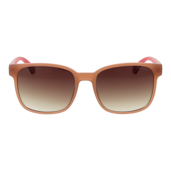 Superdry Sonnenbrille SDS 5026 55118 – Frontansicht mit Kunststoff Rahmen und Braun Gläsern