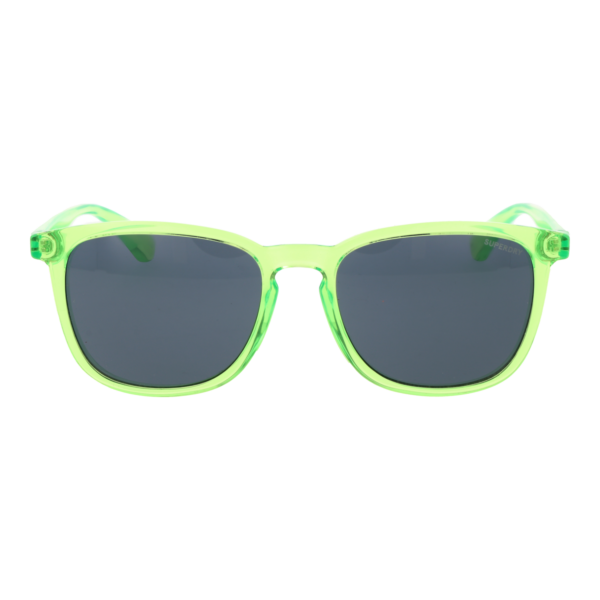 Superdry Sonnenbrille SDS 5027 55107 – Frontansicht mit Kunststoff Rahmen und Grau Gläsern