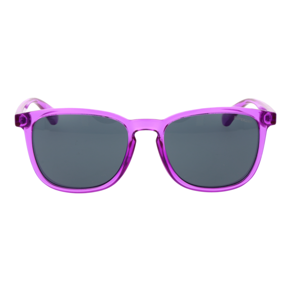 Superdry Sonnenbrille SDS 5027 55161 – Frontansicht mit Kunststoff Rahmen und Grau Gläsern