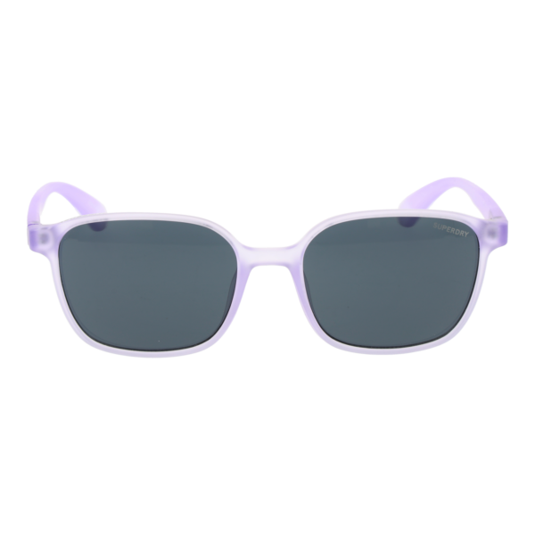 Superdry Sonnenbrille SDS 5028 52161 – Frontansicht mit Kunststoff Rahmen und Grau Gläsern