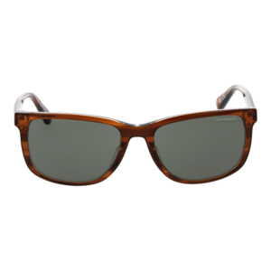 Superdry Sonnenbrille SDS 5029 56101 – Frontansicht mit Kunststoff Rahmen und Grün Gläsern