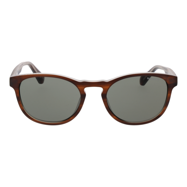Superdry Sonnenbrille SDS 5030 53101 – Frontansicht mit Kunststoff Rahmen und Grün Gläsern