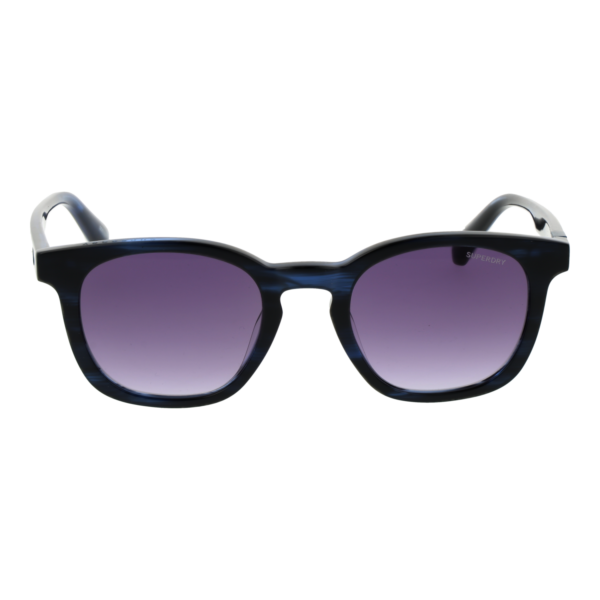 Superdry Sonnenbrille SDS 5031 48106 – Frontansicht mit Kunststoff Rahmen und Blau Gläsern