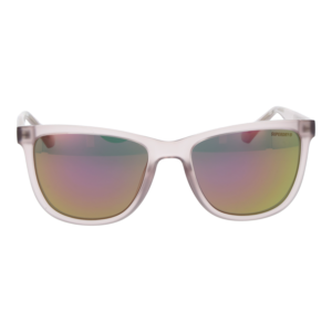 Superdry Sonnenbrille SDS 5034 56151 – Frontansicht mit Kunststoff Rahmen und Blau Gläsern