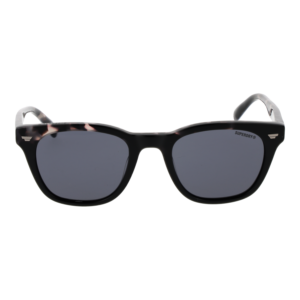 Superdry Sonnenbrille SDS 5043 50108 – Frontansicht mit Kunststoff Rahmen und Grau Gläsern