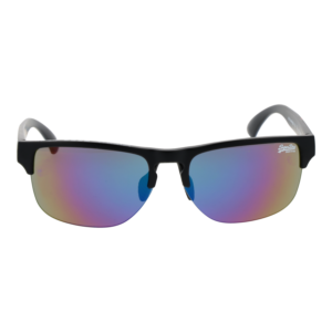 Superdry Sonnenbrille SDS Laserlight 55104 – Frontansicht mit Kunststoff Rahmen und Grau Gläsern