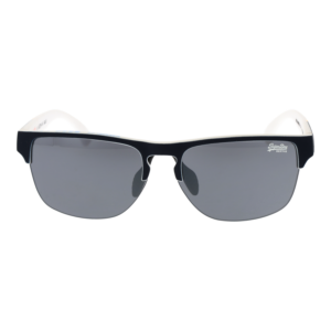 Superdry Sonnenbrille SDS Laserlight 55106 – Frontansicht mit Kunststoff Rahmen und Grau Gläsern