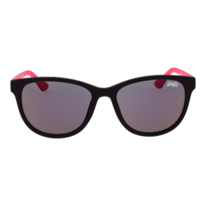 Superdry Sonnenbrille SDS Lizzie 55161 – Frontansicht mit Kunststoff Rahmen und Grau Gläsern