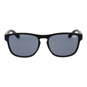 Superdry Sonnenbrille SDS Rockstar 54104B – Frontansicht mit Kunststoff Rahmen und Grau Gläsern