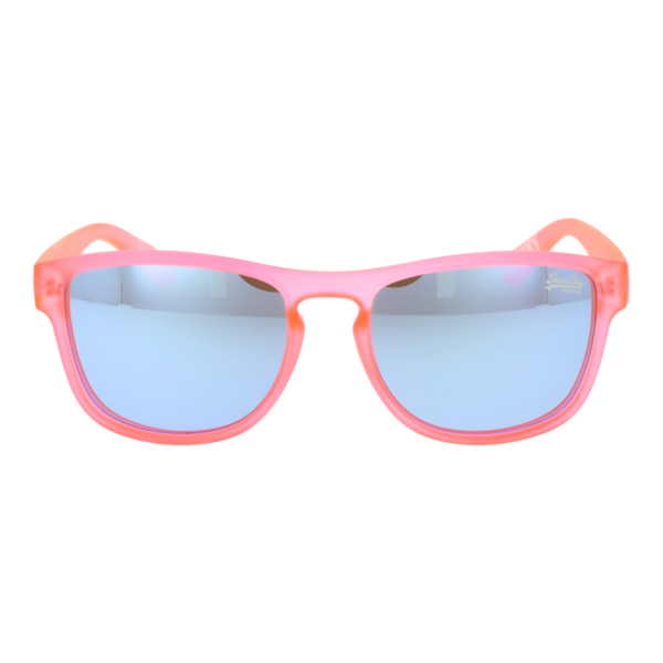 Superdry Sonnenbrille SDS Rockstar 54172 – Frontansicht mit Kunststoff Rahmen und Braun Gläsern