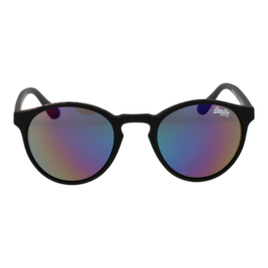 Superdry Sonnenbrille SDS Saratoga 47104 – Frontansicht mit Kunststoff Rahmen und Grau Gläsern