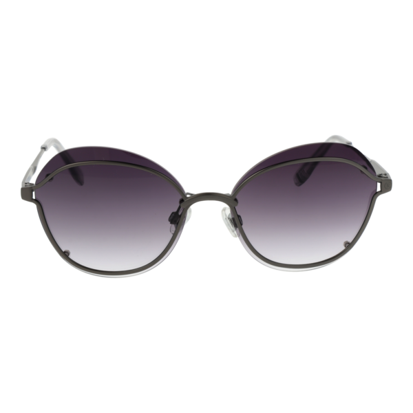 Superdry Sonnenbrille SDS Studiosadie 58002 – Frontansicht mit Metall Rahmen und Lila Gläsern