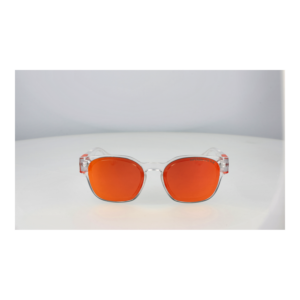 Superdry Sonnenbrille SDS Xmono 53113 – Frontansicht mit Kunststoff Rahmen und Orange Gläsern