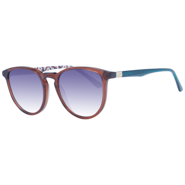 Pepe Jeans Sonnenbrille PJ7432 52196 – 45° Seitenansicht Pepe Jeans Panto Sonnenbrille PJ7432 52196 in Braun – 45° Seitenansicht