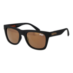 Superdry Quadrat Sonnenbrille SDS BYRONVILLE 53104 in Schwarz – 45° Seitenansicht