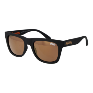 Superdry Quadrat Sonnenbrille SDS BYRONVILLE 53104 in Schwarz – 45° Seitenansicht