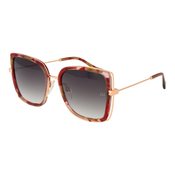 Ana Hickmann Sonnenbrille AH3246 53G22 – 45° Seitenansicht Ana Hickmann Schmetterling Sonnenbrille AH3246 53G22 in Rot – 45° Seitenansicht