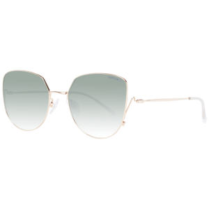 Ana Hickmann Katzenaugen Sonnenbrille HI3158 5504A in Gold – 45° Seitenansicht