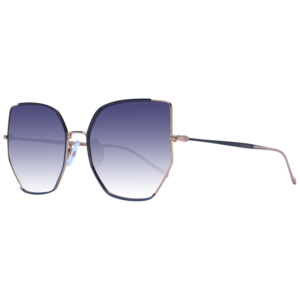 Ana Hickmann Schmetterling Sonnenbrille HI3163 5306A in Blau – 45° Seitenansicht