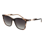 Ana Hickmann Rechteck Sonnenbrille AH9348 55C01 in Braun – 45° Seitenansicht