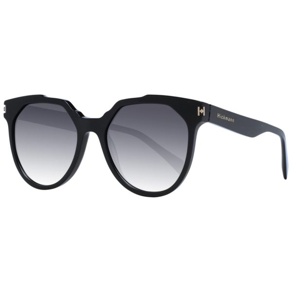 Ana Hickmann Schmetterling Sonnenbrille HI9171 55A01 in Schwarz – 45° Seitenansicht