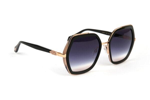 Ana Hickmann  Sonnenbrille AH3271 56A01 in Schwarz – 45° Seitenansicht