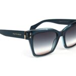 Ana Hickmann  Sonnenbrille AH9359 54H01 in Blau – 45° Seitenansicht