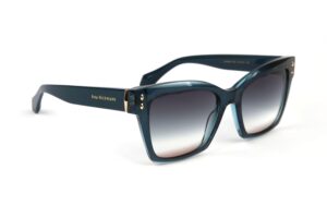 Ana Hickmann  Sonnenbrille AH9359 54H01 in Blau – 45° Seitenansicht