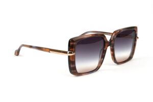 Ana Hickmann  Sonnenbrille AH9362 54E01 in Blau – 45° Seitenansicht