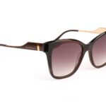Ana Hickmann  Sonnenbrille AH9381 54E01 in Braun – 45° Seitenansicht