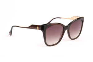 Ana Hickmann Sonnenbrille AH9381 54E01 in Braun – 45° Seitenansicht