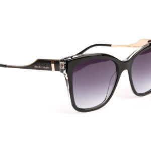 Ana Hickmann  Sonnenbrille AH9381 54H01 in Schwarz – 45° Seitenansicht