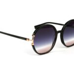 Ana Hickmann  Sonnenbrille HI9184 60A01 in Schwarz – 45° Seitenansicht