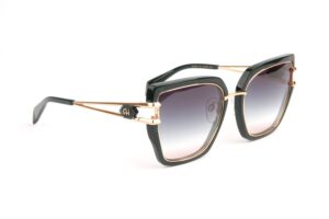 Ana Hickmann  Sonnenbrille AH3275 56T01 in Grün – 45° Seitenansicht