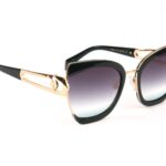 Ana Hickmann  Sonnenbrille AH3282 58T01 in Grün – 45° Seitenansicht