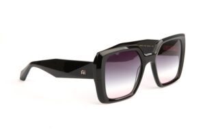 Ana Hickmann  Sonnenbrille AH9410 54A01 in Schwarz – 45° Seitenansicht