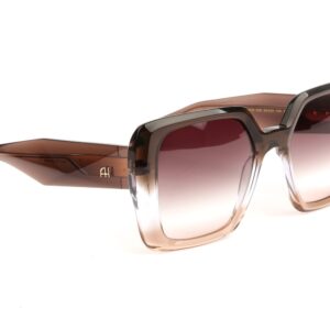 Ana Hickmann Sonnenbrille AH9410 54C03 in Braun – 45° Seitenansicht