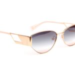 Ana Hickmann  Sonnenbrille HI3189 5705A in Gold – 45° Seitenansicht