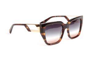 Ana Hickmann  Sonnenbrille HI9210 54E01 in Braun – 45° Seitenansicht