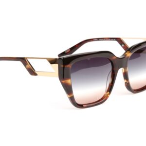 Ana Hickmann  Sonnenbrille HI9210 54E01 in Braun – 45° Seitenansicht