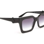 Ana Hickmann  Sonnenbrille HI9213 51A01 in Schwarz – 45° Seitenansicht