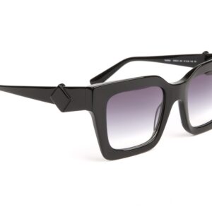 Ana Hickmann  Sonnenbrille HI9213 51A01 in Schwarz – 45° Seitenansicht