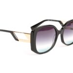 Ana Hickmann  Sonnenbrille HI9216 55A01 in Schwarz – 45° Seitenansicht