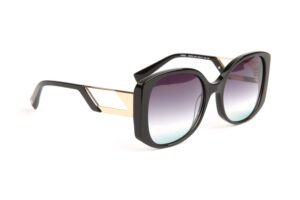 Ana Hickmann  Sonnenbrille HI9216 55A01 in Schwarz – 45° Seitenansicht